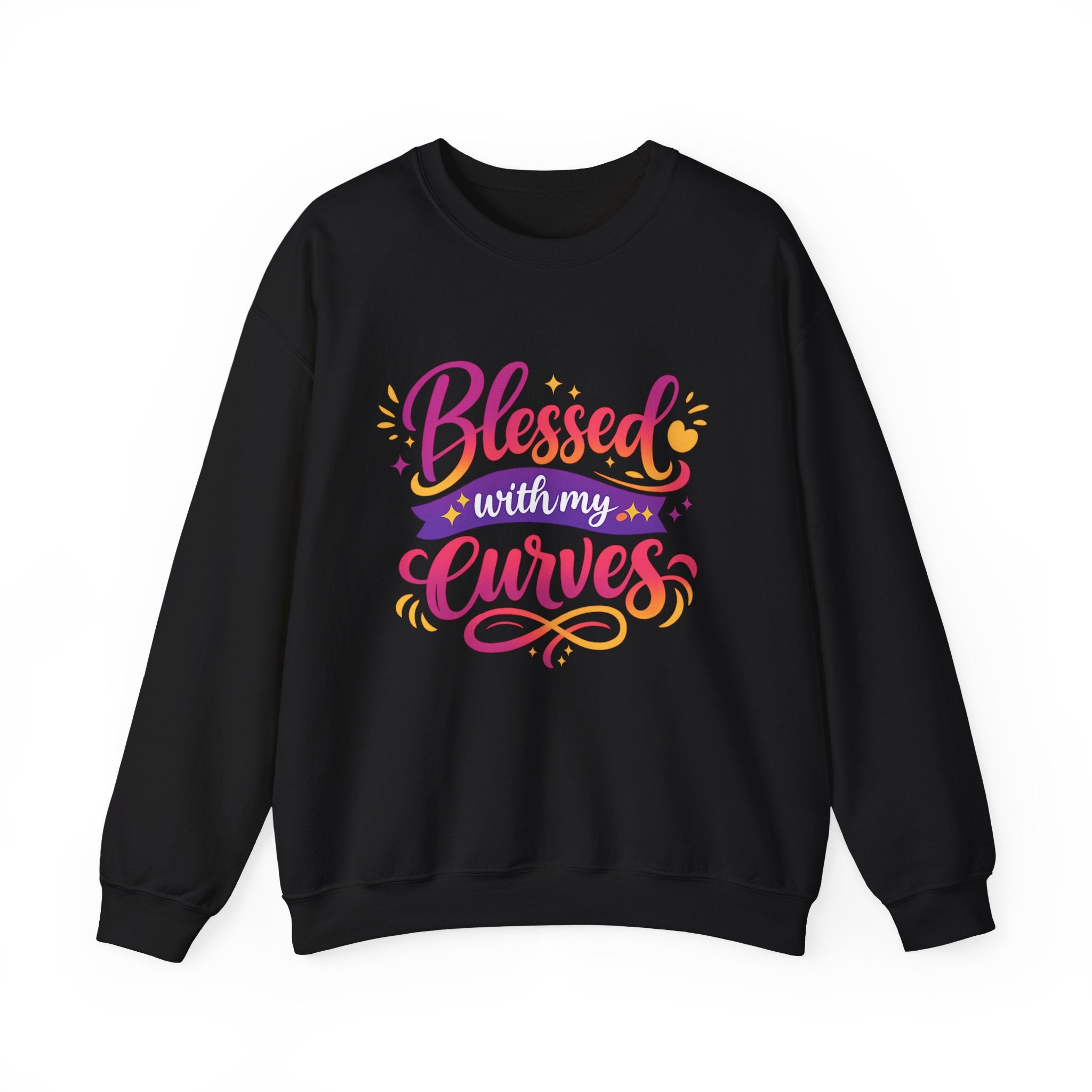 Blessed With My Curves Sweatshirt — Curvy Pride Crewneck