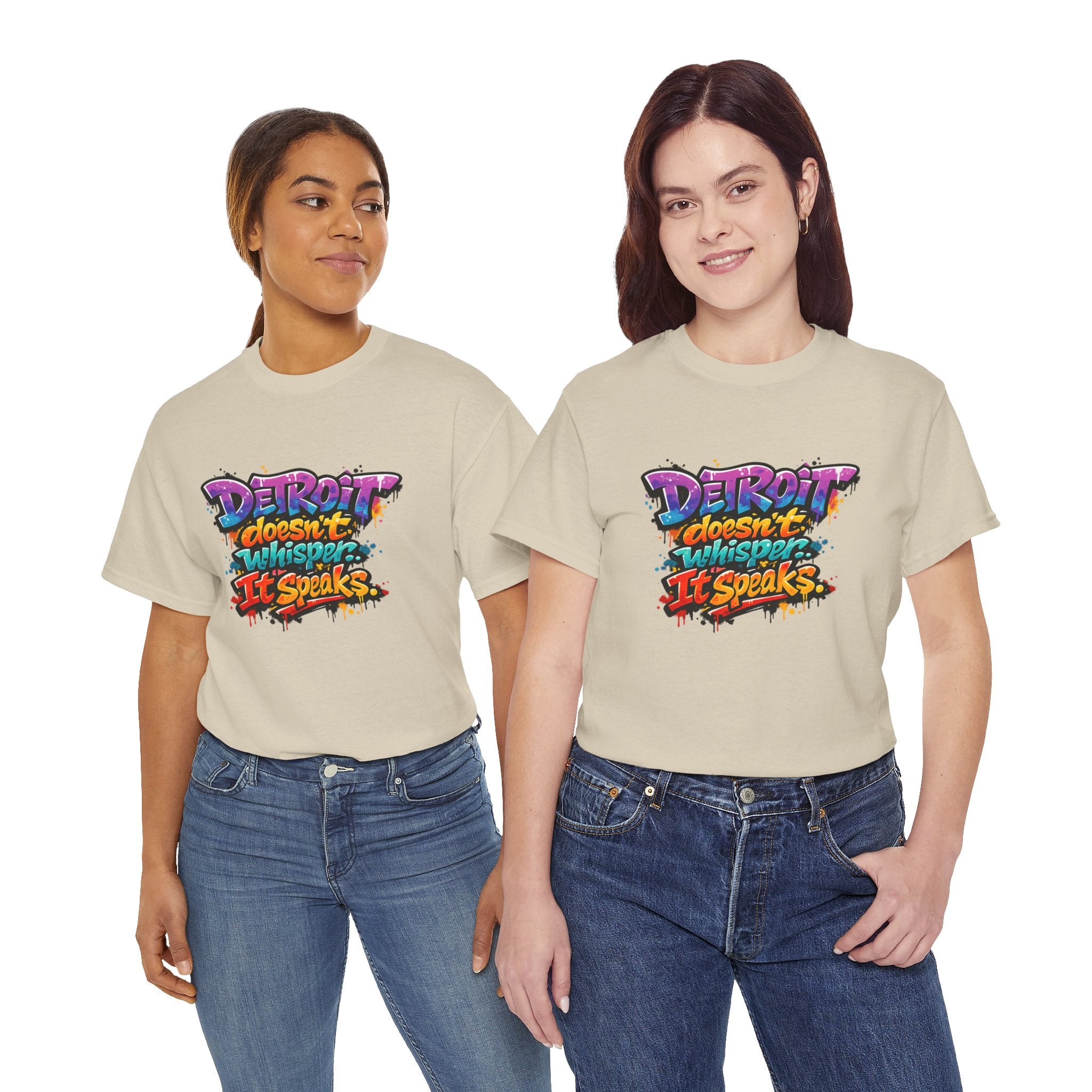 Detroit Doesn't Whisper It Speaks Tee