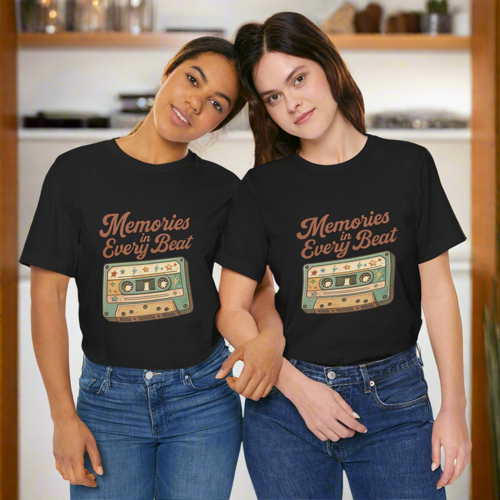 T-Shirt Memories in Every Beat Unisex Jersey Short Sleeve Tee